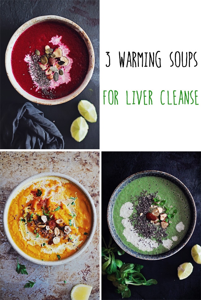 3 Liver Cleanse Detox Soups #vegan #soup #vegan #detox | TheAwesomeGreen.com