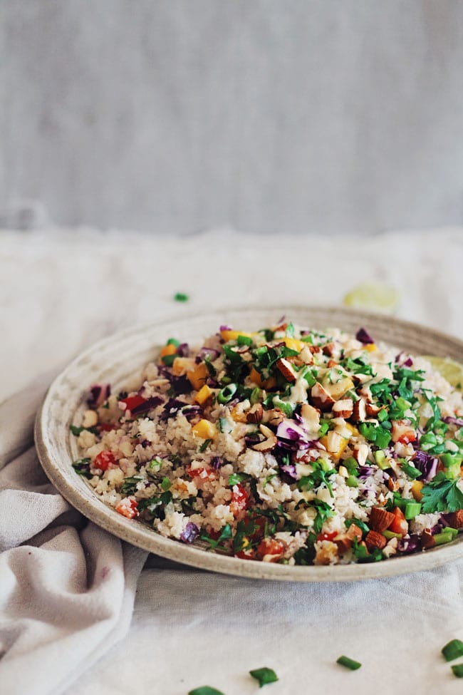 Thai-Cauliflower-Rice-with-Peanut-Butter-Sauce