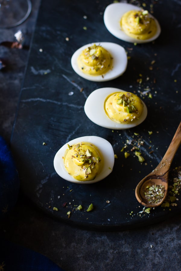 dukkah deviled duck eggs-bojon Gourmet