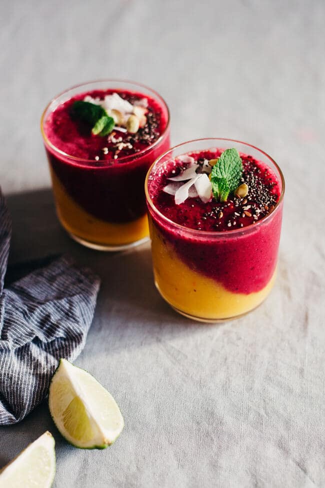 Master Immunity-Boosting Smoothie - a delicious blend of antioxidant-rich ingredients #persimmon #beets | TheAwesomeGreen.com